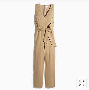 J. Crew Linen/Cotton  Jumpsuit